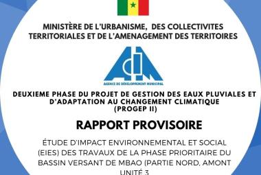 RAPPORT PROVISOIRE EIES 